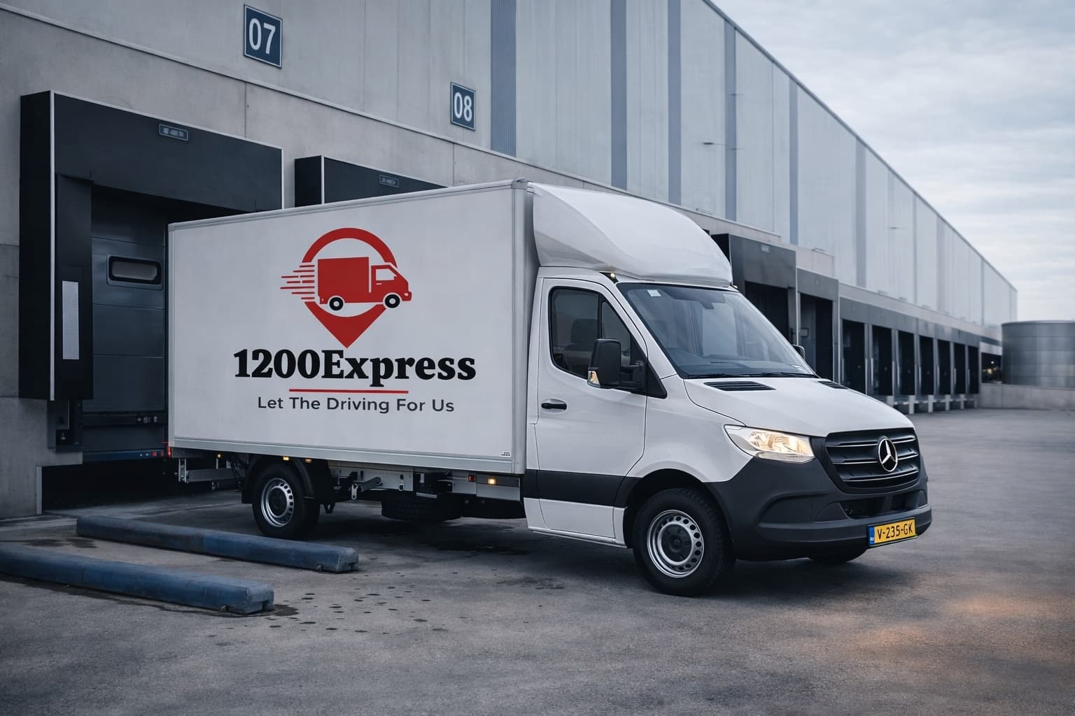 1200 Express vloot in magazijn